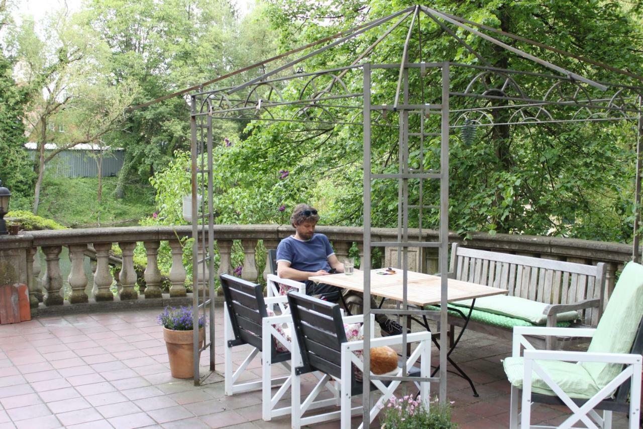 Ferienwohnung Villa Am Fluss ラウフ・アン・デア・ペーグニッツ エクステリア 写真